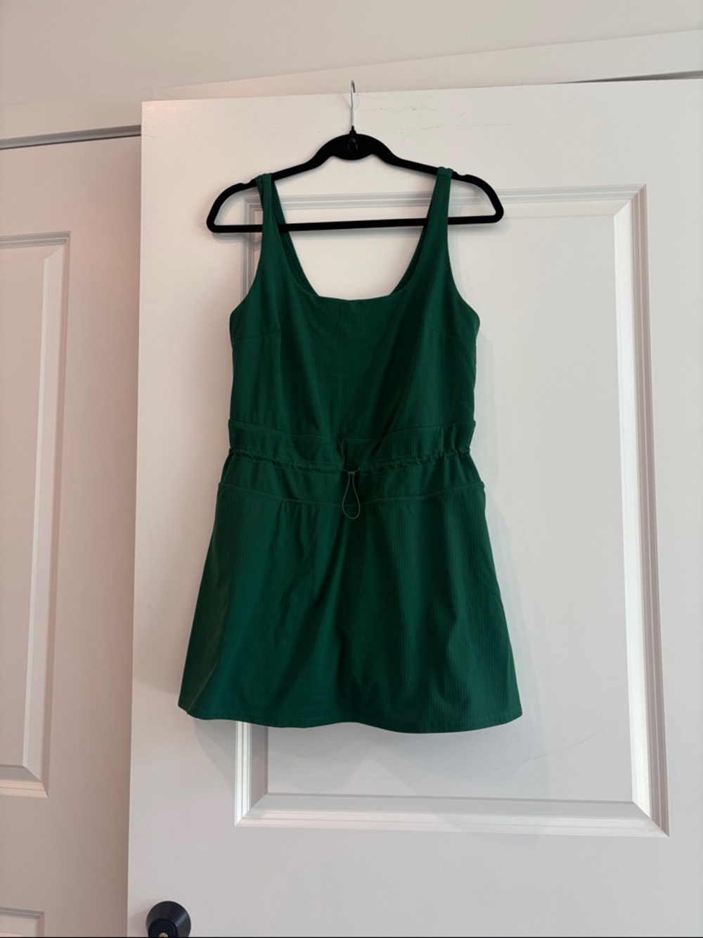 Joylab Sz LG tennis dress with shorts Green Tank Dress with Drawstring Waist
